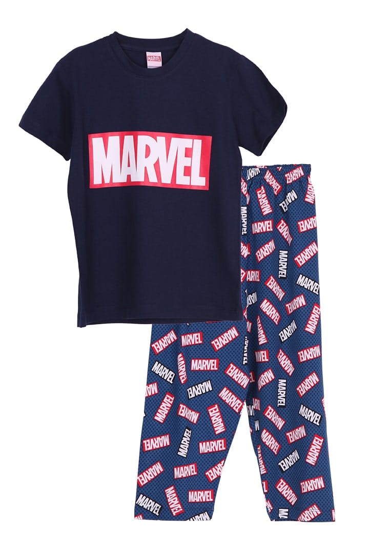 ชุดนอนเด็ก MOMOJI เซตเสื้อยืดขายาว Marvel Red-box