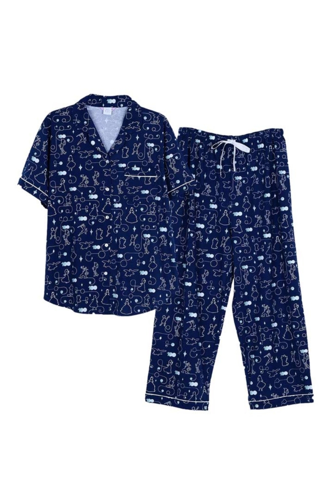 ชุดนอนผู้หญิง JOSILINS เซตแขนสั้นขายาว Disney 100 years of wonder สีกรม ไซส์ พลัส