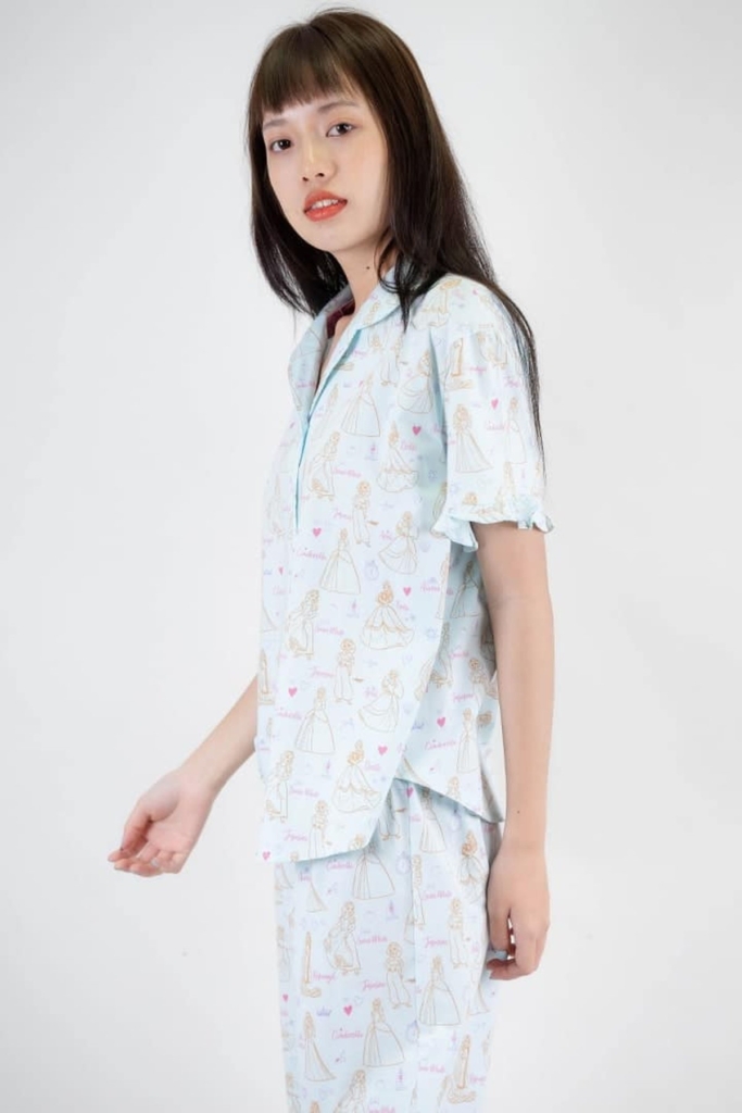 ชุดนอนผู้หญิง JOSILINS เซตแขนสั้นขายาว Disney Ultimate Princess