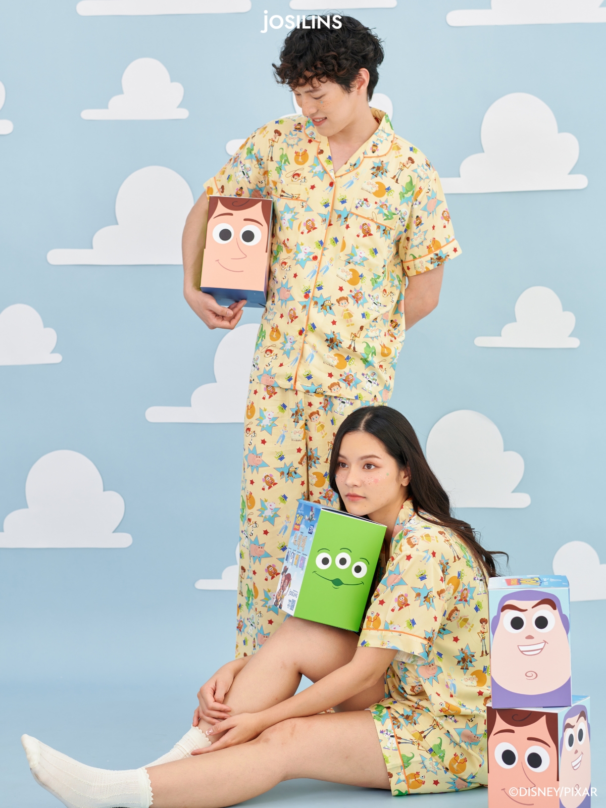 Josilins ชุดนอน ผู้ใหญ่ ลิขสิทธิ์ Disney Pixar Toy Story 4 คอลเลคชัน Funfinity ผ้าแบมบูใยไผ่ SM ML LXL - Image 5