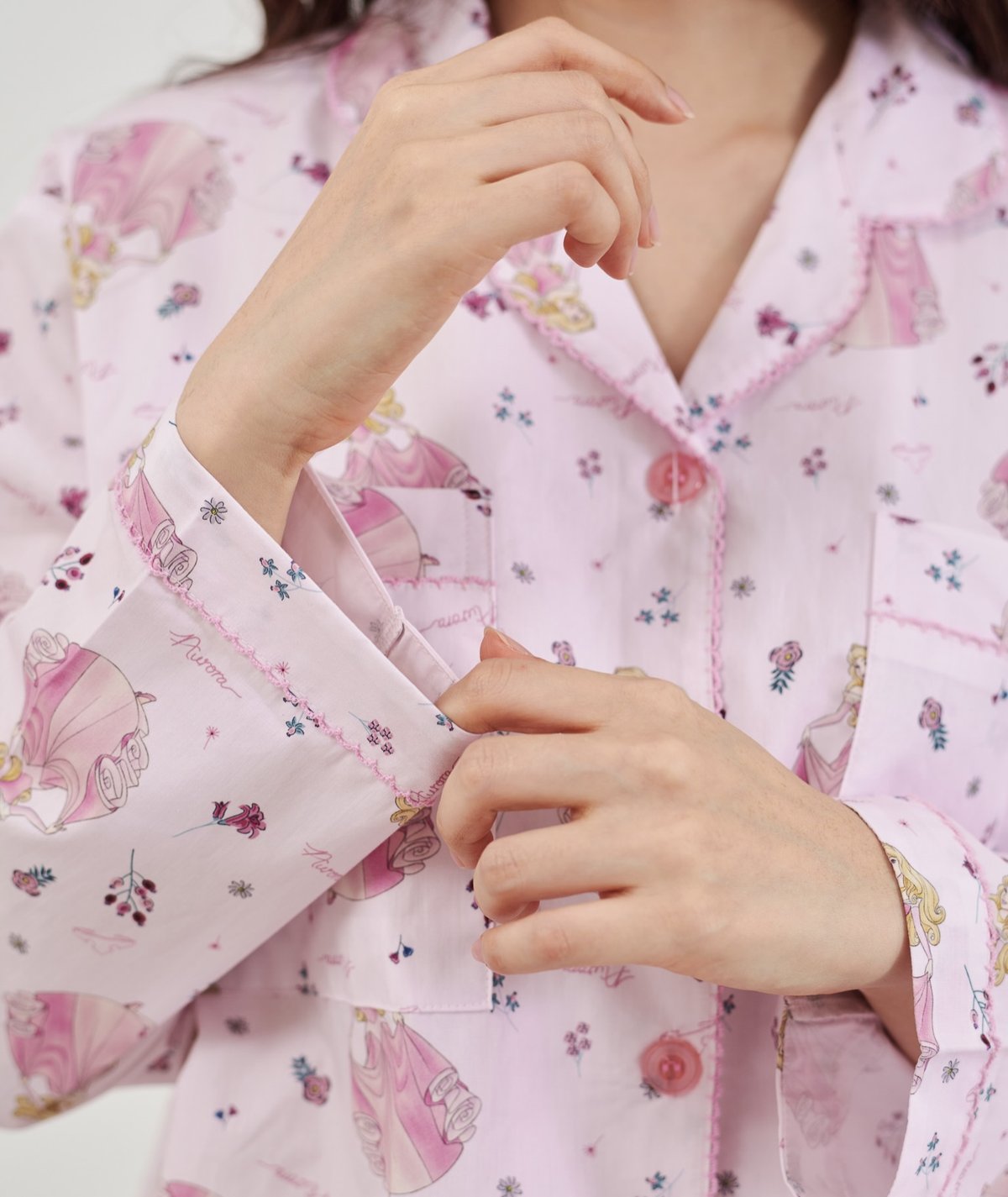 Josilins ชุดนอน ผู้หญิง ลิขสิทธิ์ Disney Princess คอลเลคชัน Aurora Dream Kiss ผ้าวูเว่น SM ML LXL - Image 2