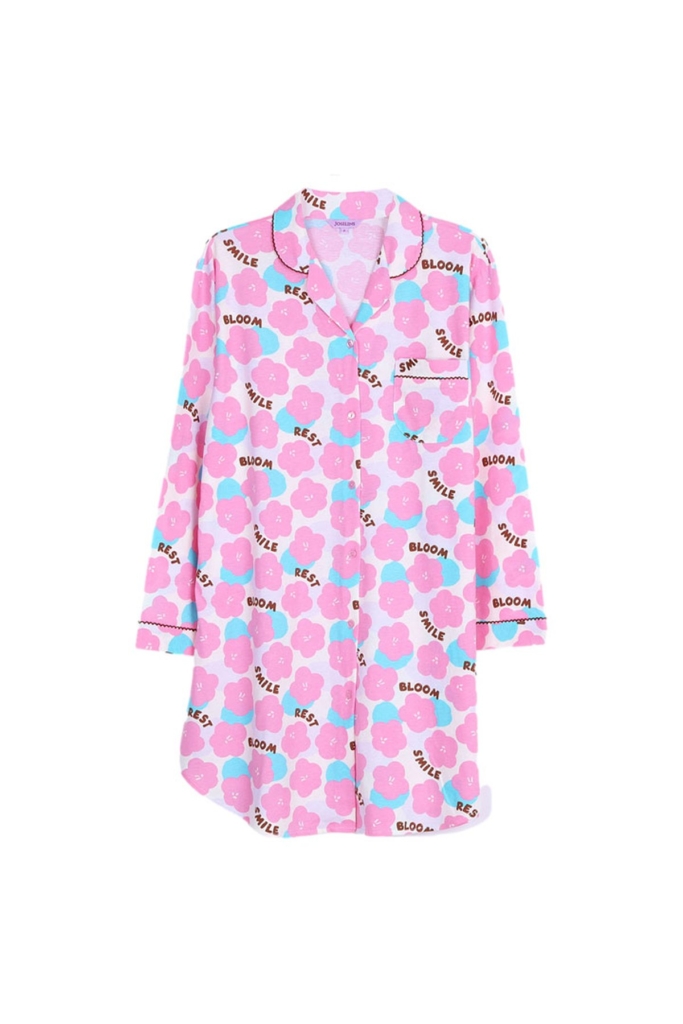 ชุดนอนผู้หญิง JOSILINS Bloom Flower ไซส์ F และไซส์ พลัส