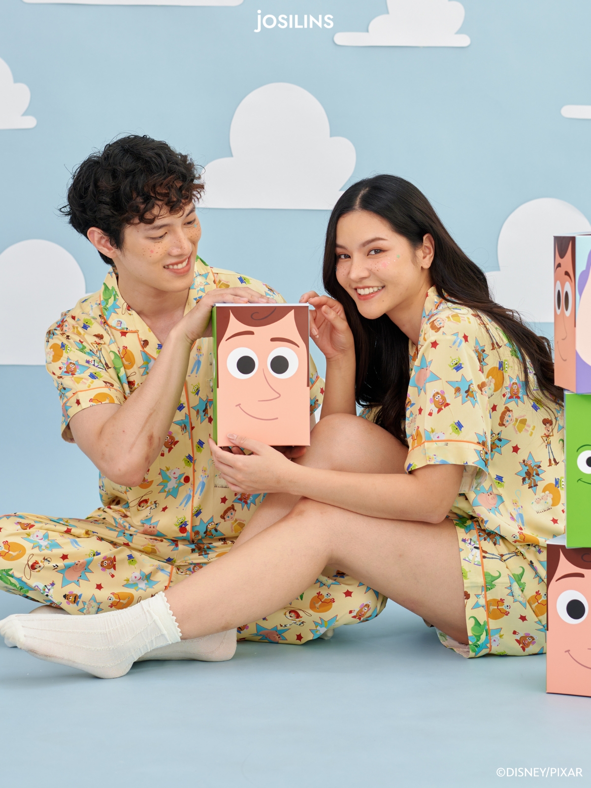 Josilins ชุดนอน ผู้ใหญ่ ลิขสิทธิ์ Disney Pixar Toy Story 4 คอลเลคชัน Funfinity ผ้าแบมบูใยไผ่ SM ML LXL - Image 3