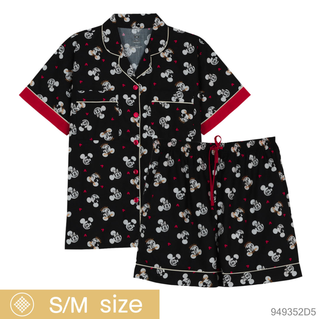 Josilins ชุดนอน ผู้ใหญ่ ลิขสิทธิ์ ดิสนีย์ Disney Mickey คอลเลคชัน Mickey Dot ผ้าวูเว่น SM ML LXL