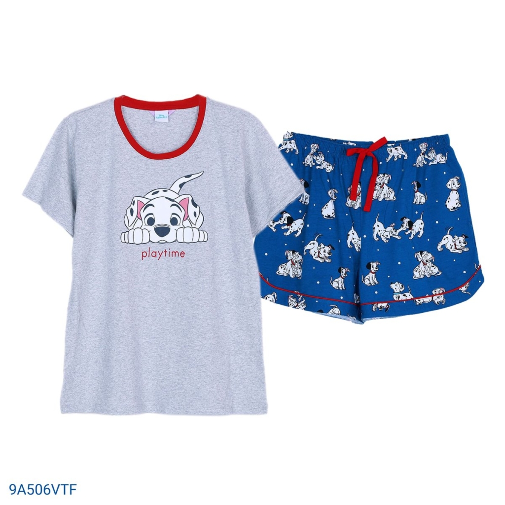 ชุดนอนผู้หญิง JOSILINS Disney Classic 101 Dalmatian ไซส์ F ผ้าคอตตอนยืด