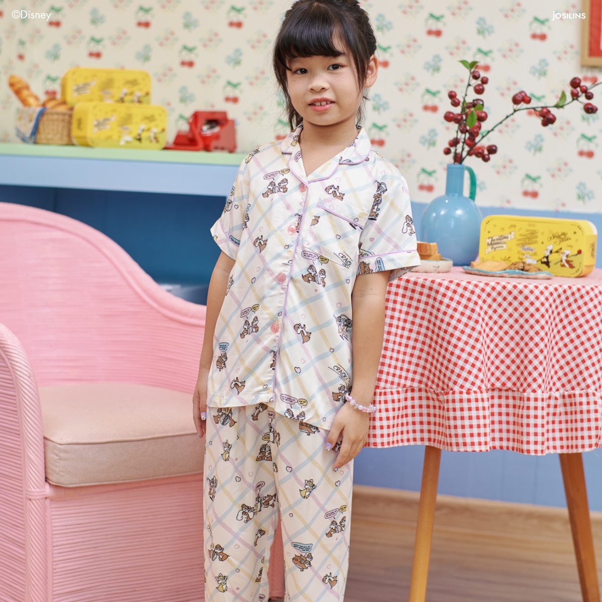 Josilins ชุดนอน เด็ก ลิขสิทธิ์ ดิสนีย์ Disney Classic คอลเลคชัน Mellow Chip'n dale ผ้าแบมบู ใยไผ่ - Image 2